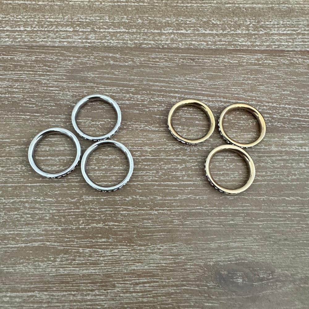 ALDO stackable rings - Picture 2 of 3
